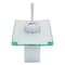 Novatto Novatto MONROE Single Lever Waterfall Lav Faucet, Chrome/ Clear Glass GF-010CH-C - alternate 3